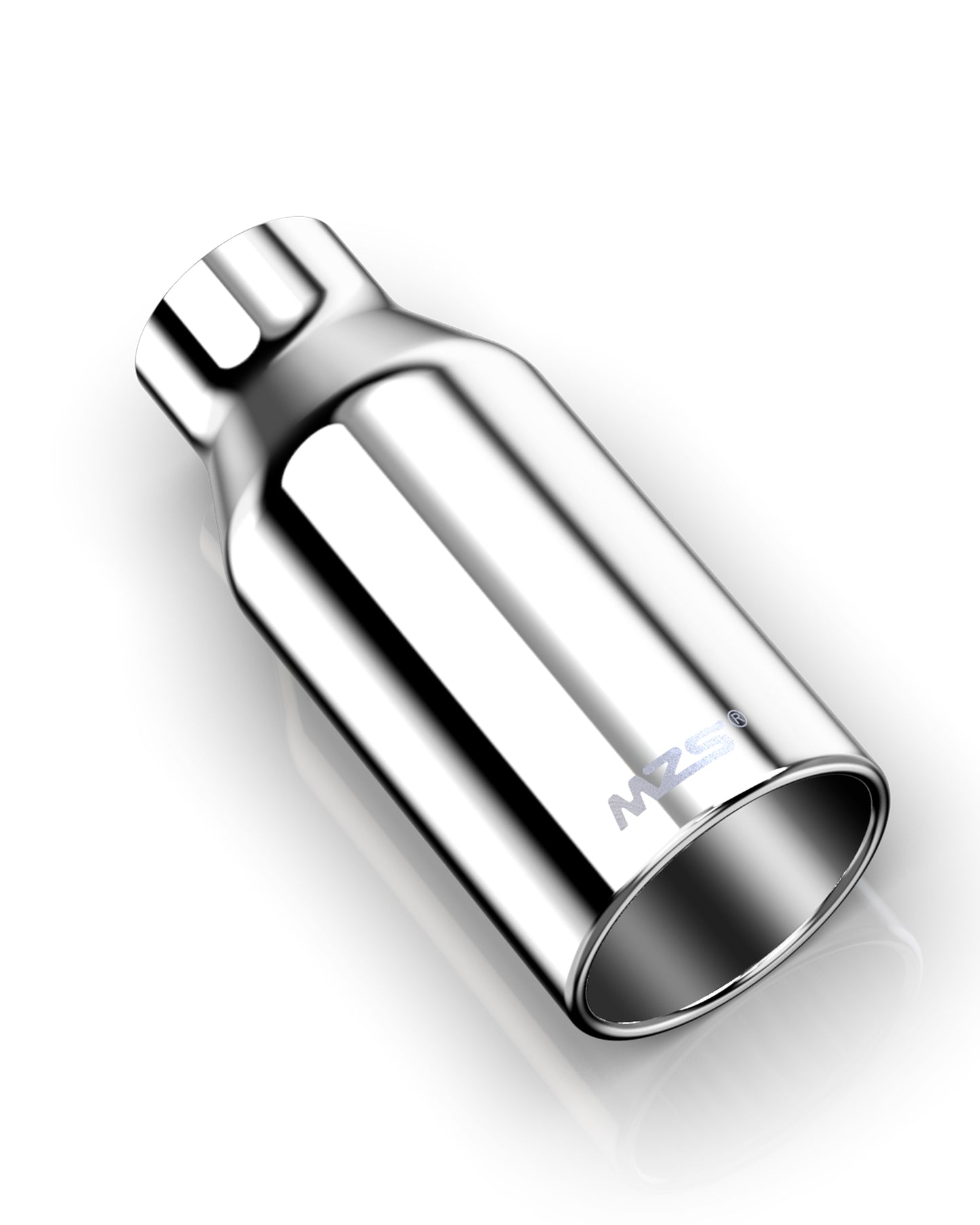 MZS Exhaust Tip, 2.5" Inlet 4" Outlet 9" Length Tailpipe Universal - Stainless Steel