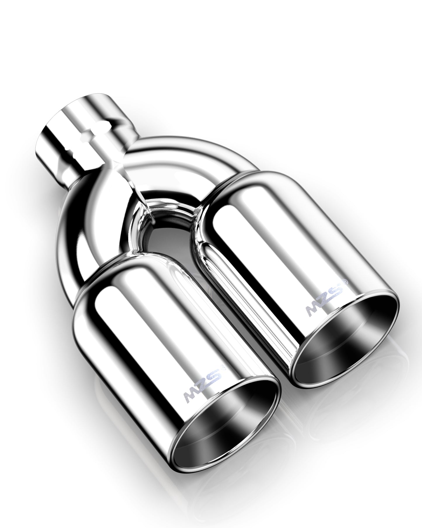 MZS Exhaust Tip, 2.5" Inlet 3.5" Outlet 9.5" Length Tailpipe Universal - Stainless Steel