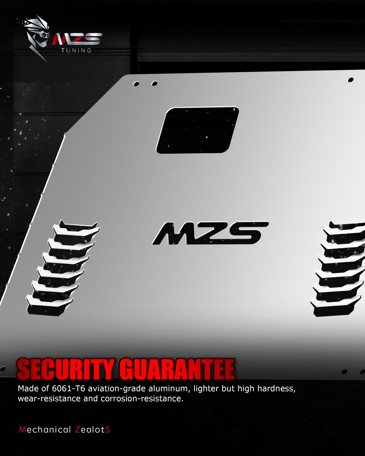 MZS Catalytic Converter Protection Shield, Anti-Theft Cat Protector Security Fit for 2009-2023 F150
