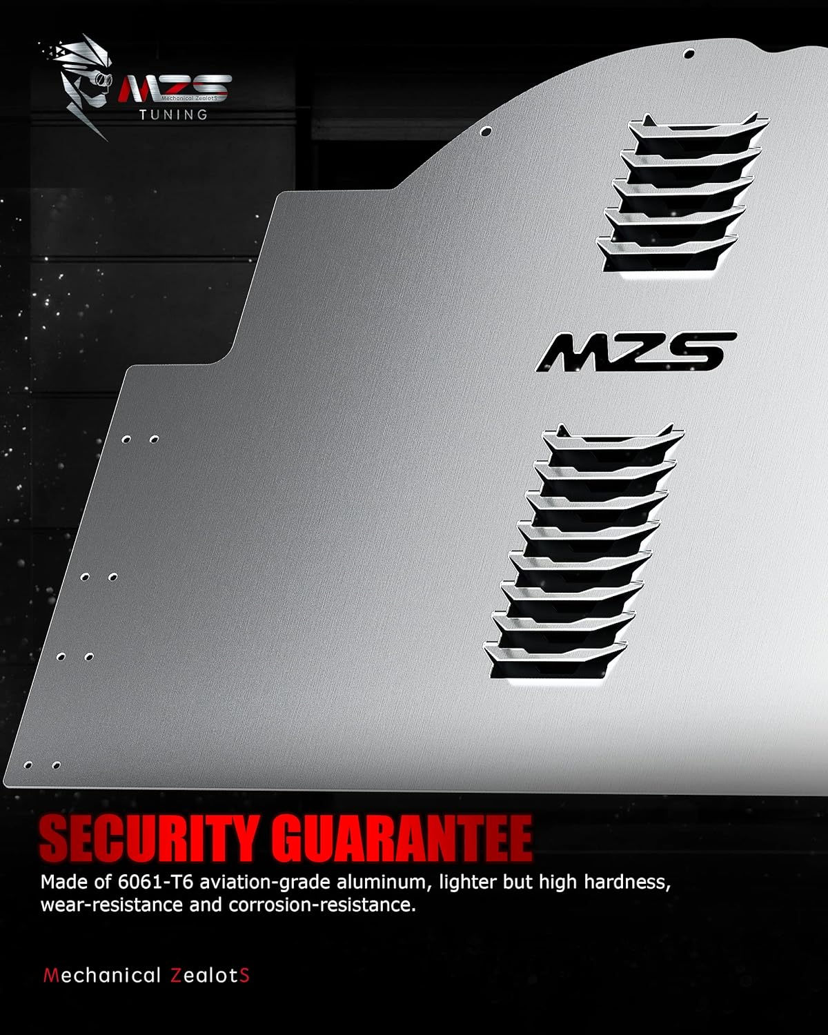 MZS Catalytic Converter Protection Shield, Anti-Theft Cat Protector Fit for 2004-2009 Prius Gen 2