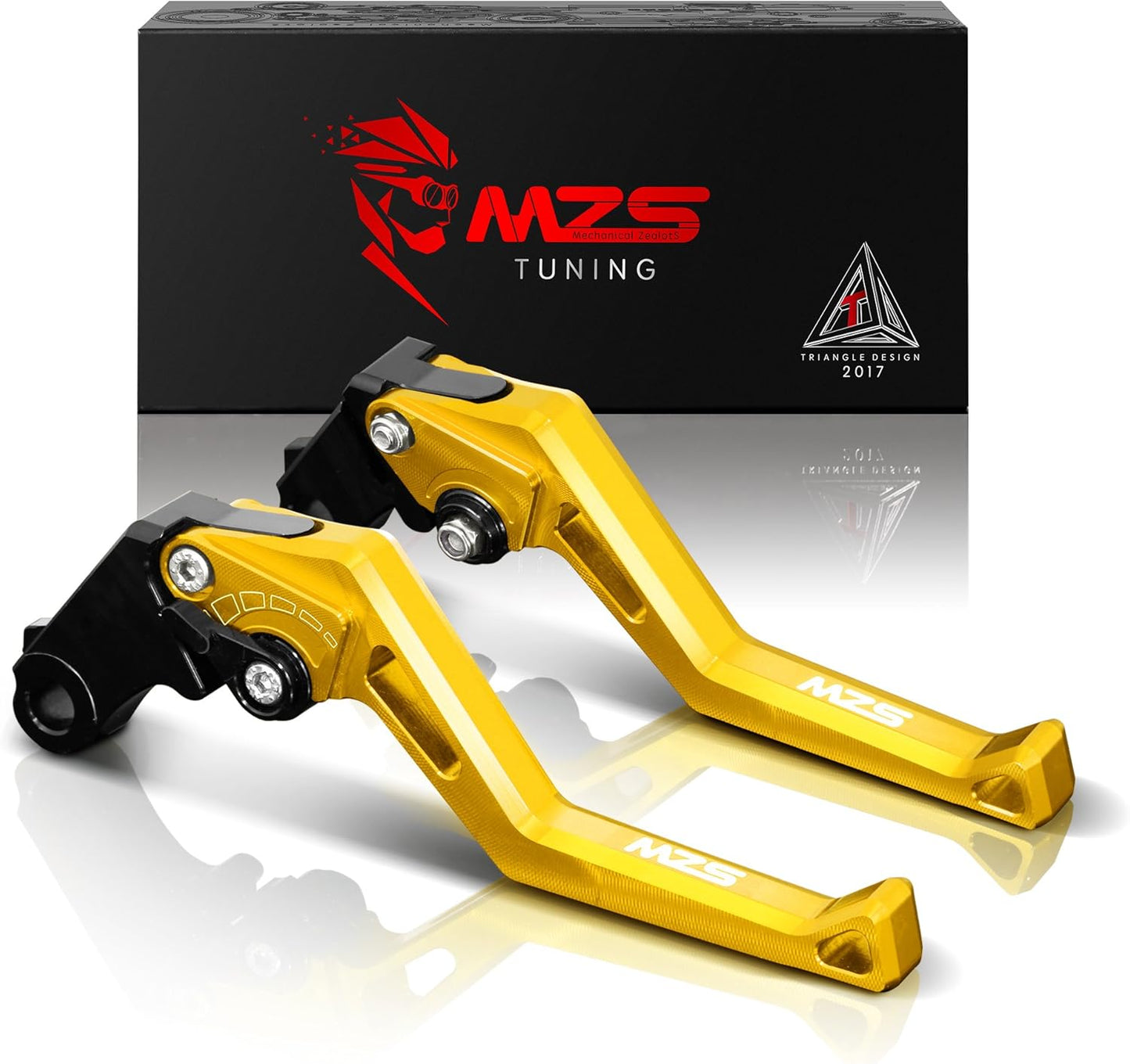 MZS Black Motorcycle Clutch Brake Levers Short Adjustable CNC Compatible with Diavel X/Monster 1100 1200 / Multistrada 950 1200 1260 / Panigale/Streetfighter 848 1100 V4 SP / 749 848 999 1098 1198