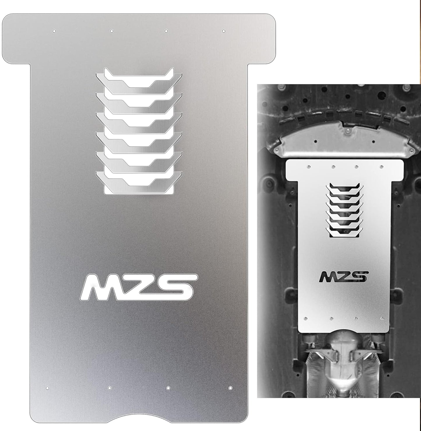 MZS Catalytic Converter Protection Shield, Anti-Theft Cat Protector 2016-2022 Prius Gen 4