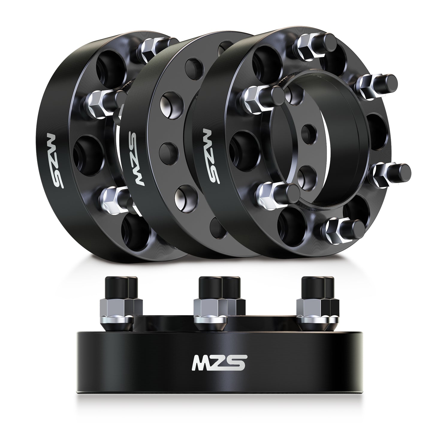 MZS 6x5.5 Wheel Spacers - 6X139.7 - 106mm M12x1.5 Fit for Toyota Tacoma / 4Runner / Tundra / FJ Cruiser