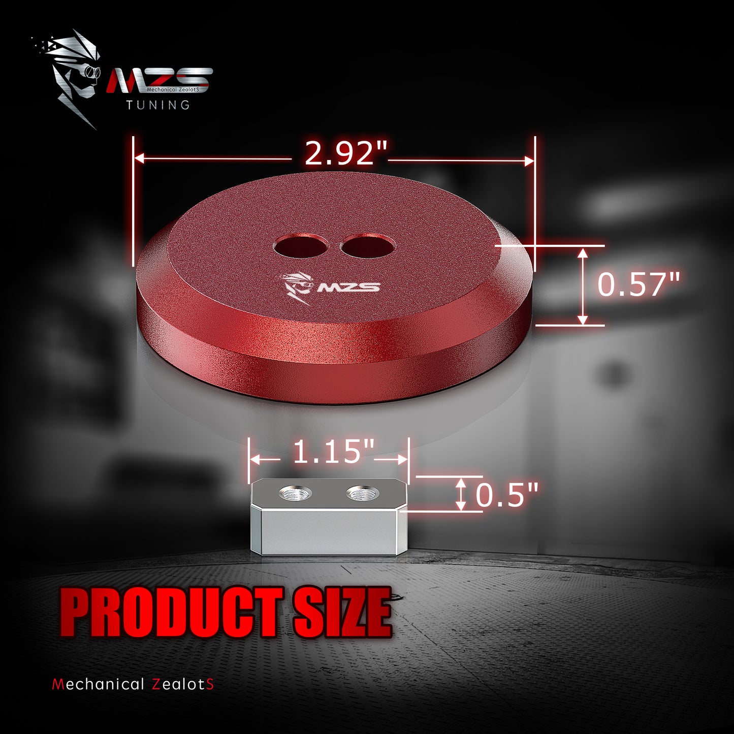 MZS Jack Pad Lifting Pucks Jacking Stands Compatible with Corvette C5 C6 C7 C8 | 964 993 996 997 944 911 Boxster Cayman
