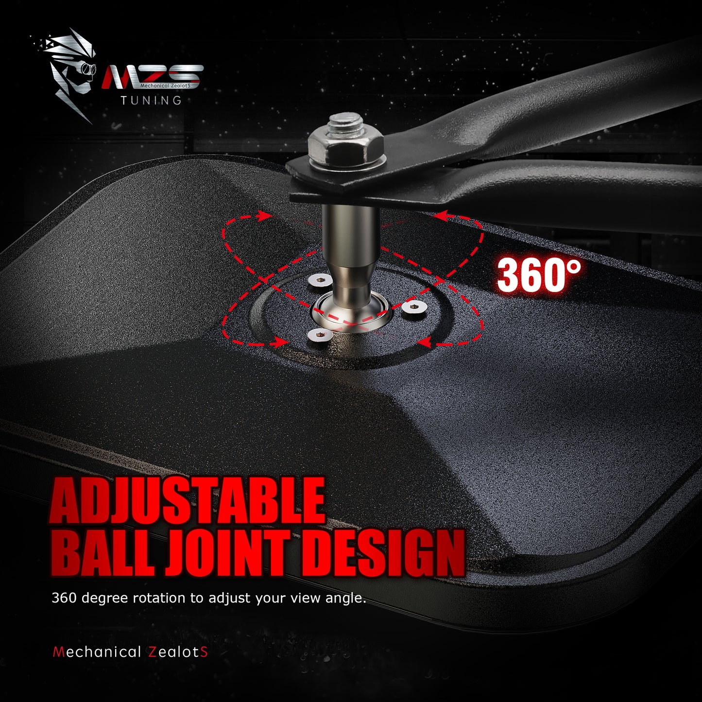MZS Jeep Mirrors Doors Off, Rear View Side Mirrors w/Mounting Bracket for Jeep Wrangler TJ JK JKU JL YJ CJ Doorless