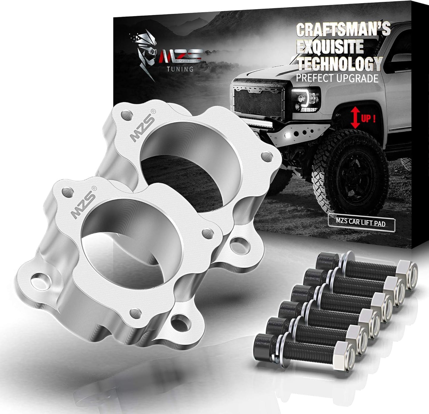 MZS Leveling Kit, 2 inch-3 inch Front Lift Strut Spacers Compatible with Frontie Xterra Pathfinder Equator 2WD 4WD