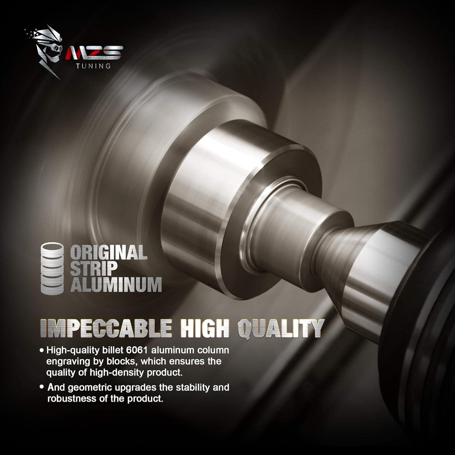 MZS Leveling Kit, 2 inch-3 inch Front Lift Strut Spacers Compatible with Tundra Sequoia 2WD 4WD