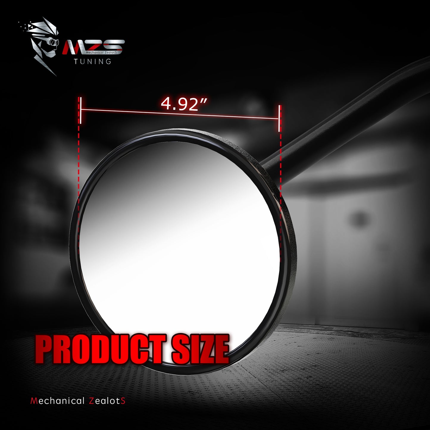 MZS Jeep Mirrors Doors Off, Rear View Side Mirrors w/Mounting Bracket for Jeep Wrangler TJ JK JKU JL YJ CJ Doorless