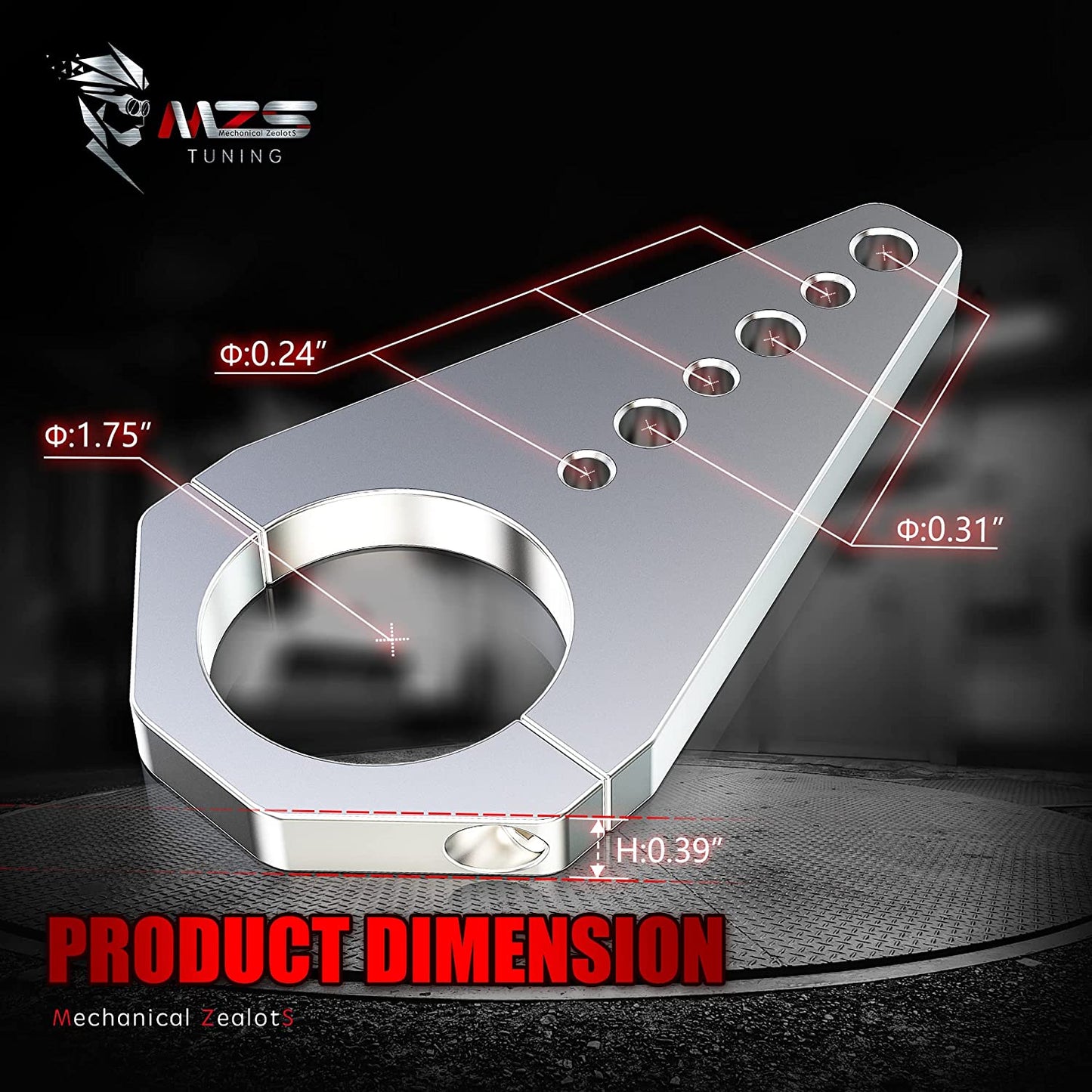 MZS LED Light Bar Mounts, Light Bar Mounting Bracket, Tube Clamp, Roll Bar/Roll Cage/Roof Rack/Bumper Clamp for UTV ATV Off-Road Vehicles
