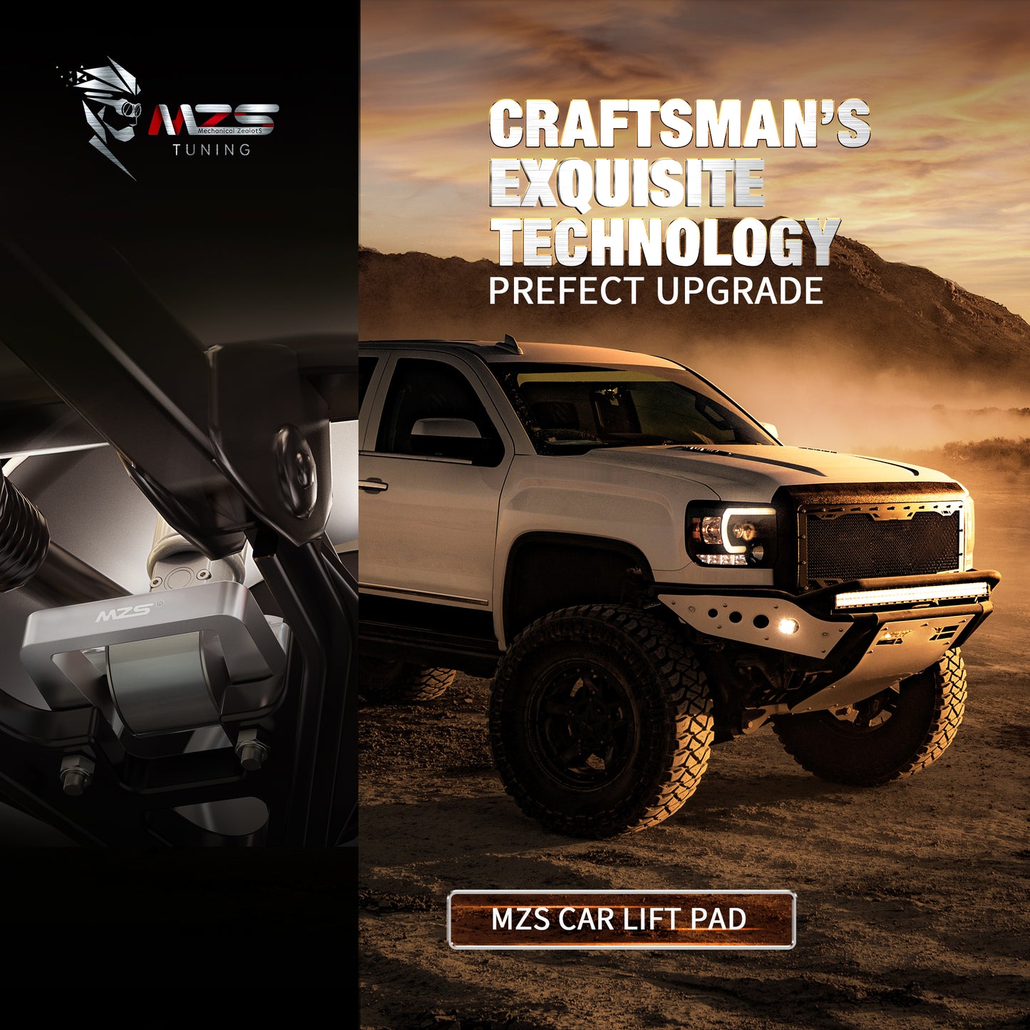 MZS Leveling Kit, Front Lift Kit Compatible with Silverado Sierra Tahoe Avalanche Suburban Yukon 2WD 4WD