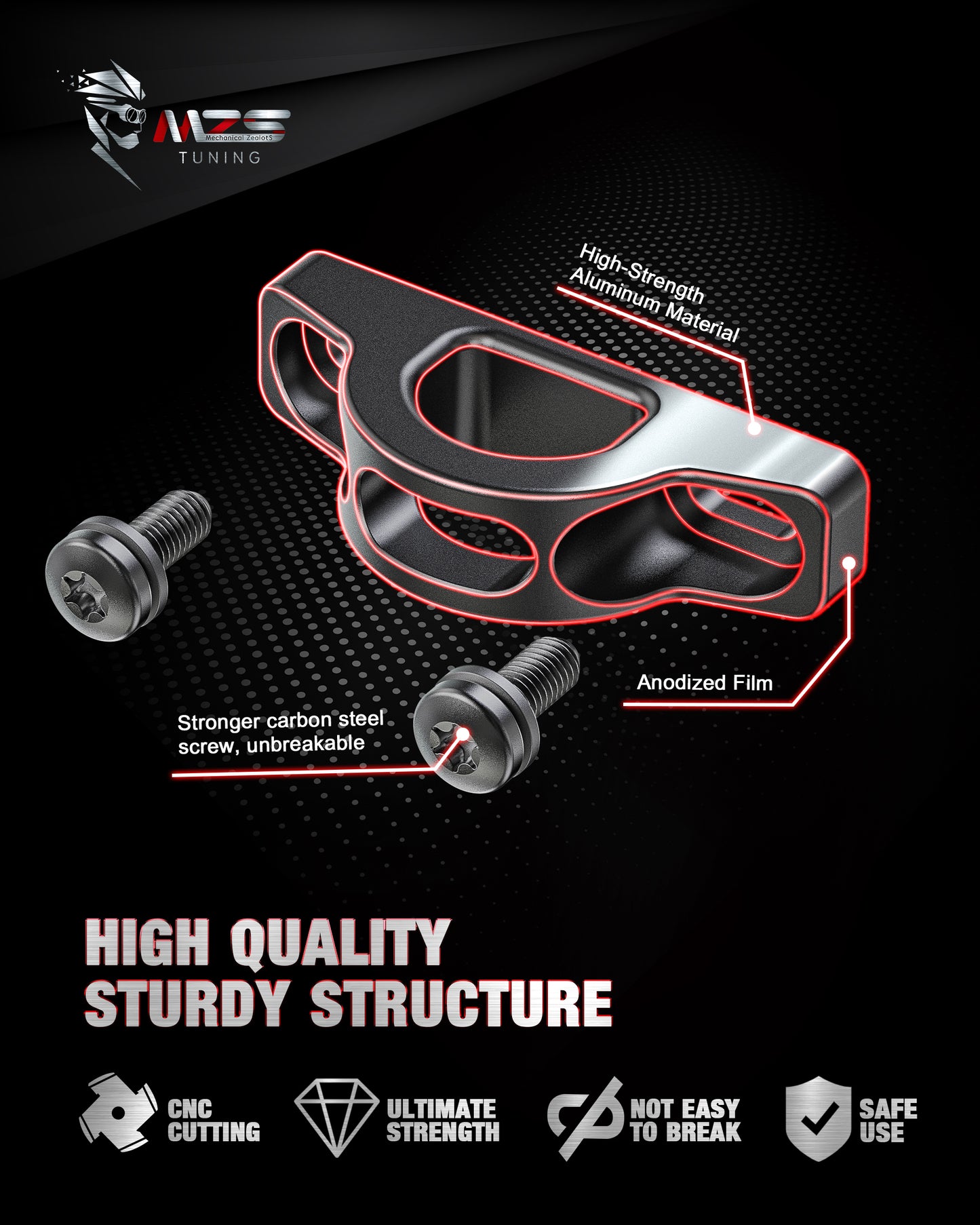 MZS Tie Down Hooks, Truck Bed Anchors Inner Rope Hook Compatible with Tacoma Tundra, Replace 66312-0C010 663120C010 2PCS