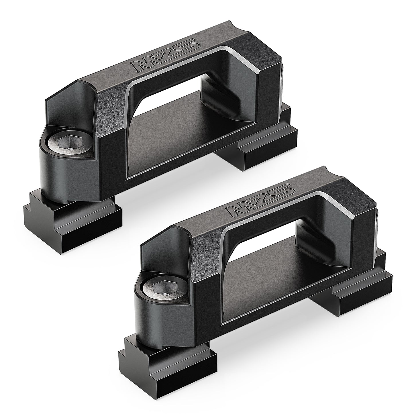 MZS Truck Bed Rail Cleats, Tie Down Anchors T Slot Nuts for Tacoma Tundra Ram 1500 Gladiator, Replace PT27835160 PT27835112 PT2780C010 Black