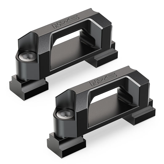 MZS Truck Bed Rail Cleats, Tie Down Anchors T Slot Nuts for Tacoma Tundra Ram 1500 Gladiator, Replace PT27835160 PT27835112 PT2780C010 Black
