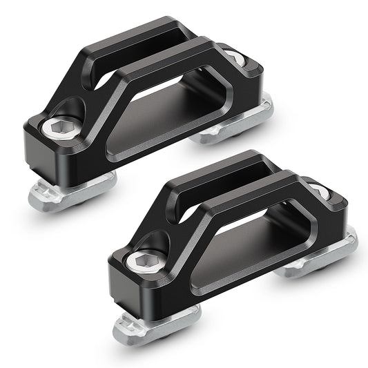 MZS Tie Down Anchors, Truck Bed Anchors Compatible with Frontier / Titan / Maverick / F150 Raptor Utili-Track Bed Rail System for Cargo Trailer, Replace 999T7-ZV00A 999T7ZV00A Black