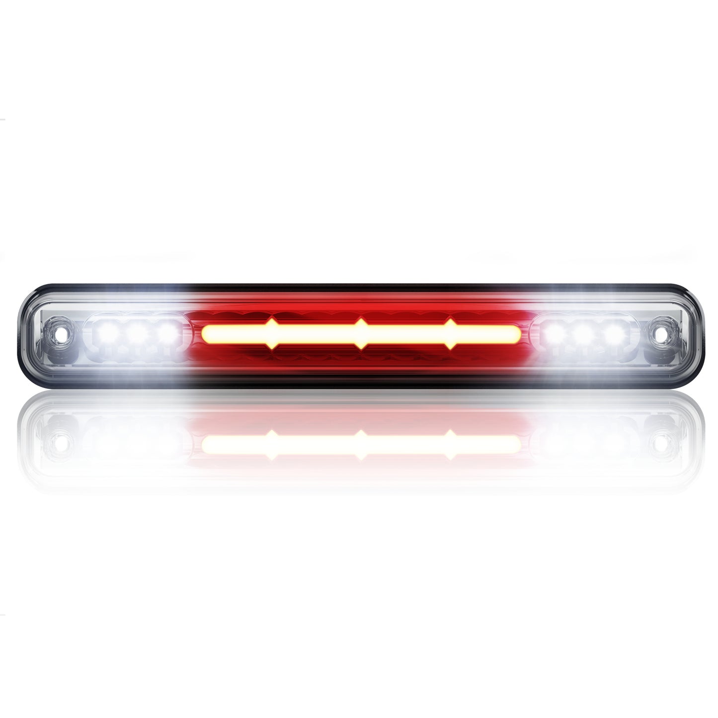 MZS Third Brake Light, Red 3rd Brake Light LED & White Cargo Lamp, Silverado C/K High Mount Stop Light