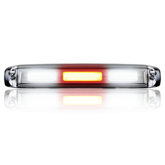 MZS Third Brake Light, Red 3rd Brake Light LED & White Cargo Lamp, Silverado Sierra 1500 2500 3500 High Mount Stop Light
