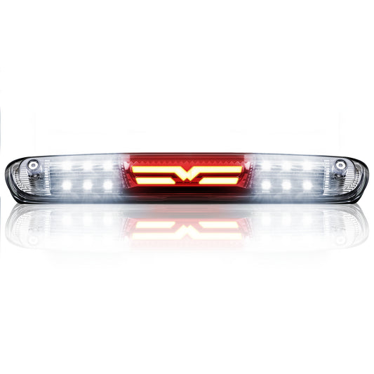 MZS Third Brake Light, Red 3rd Brake Light LED & White Cargo Lamp, Silverado Sierra High Mount Stop Light