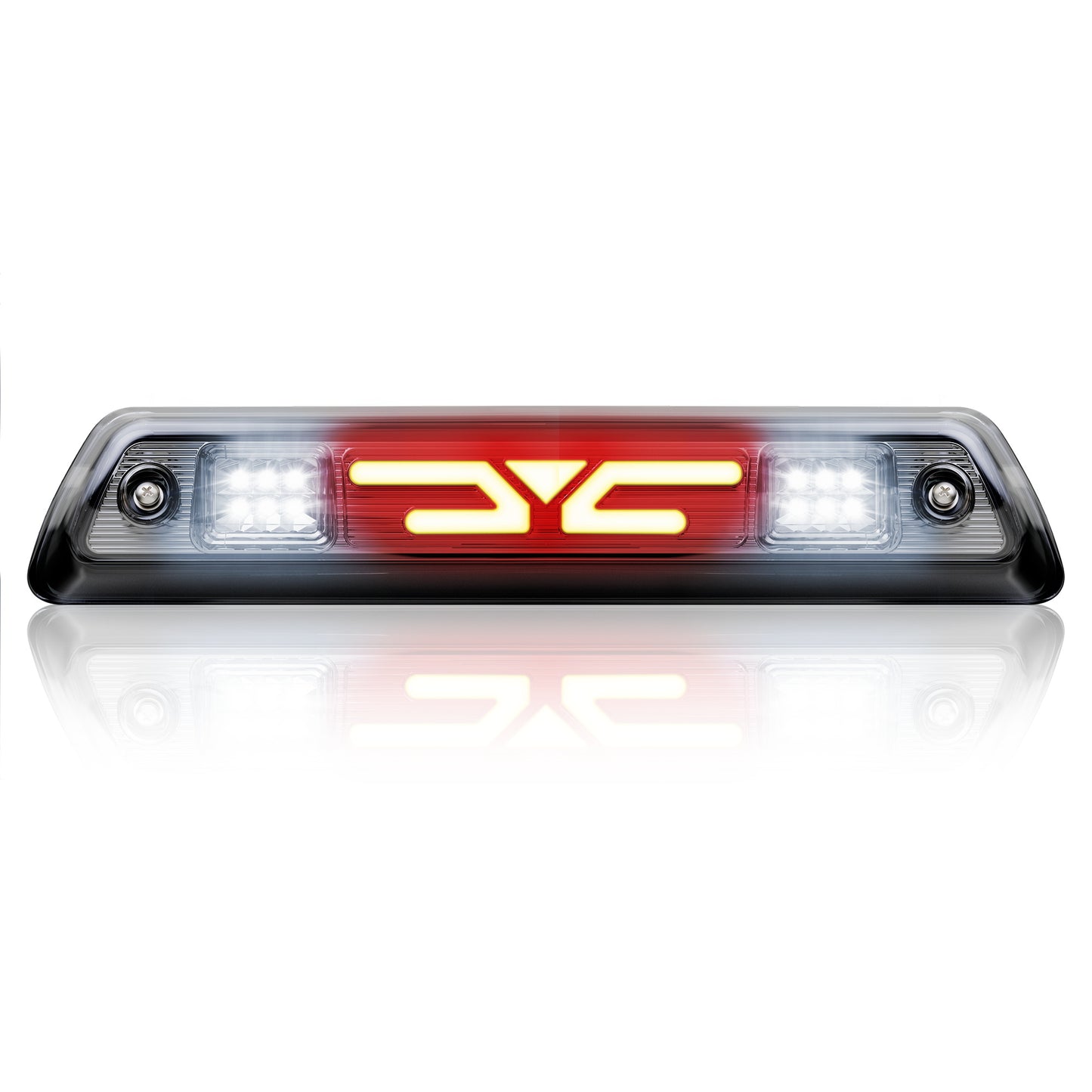 MZS Third Brake Light, Red 3rd Brake Light LED & White Cargo Lamp, F150 High Mount Stop Light
