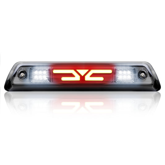 MZS Third Brake Light, Red 3rd Brake Light LED & White Cargo Lamp, F150 High Mount Stop Light
