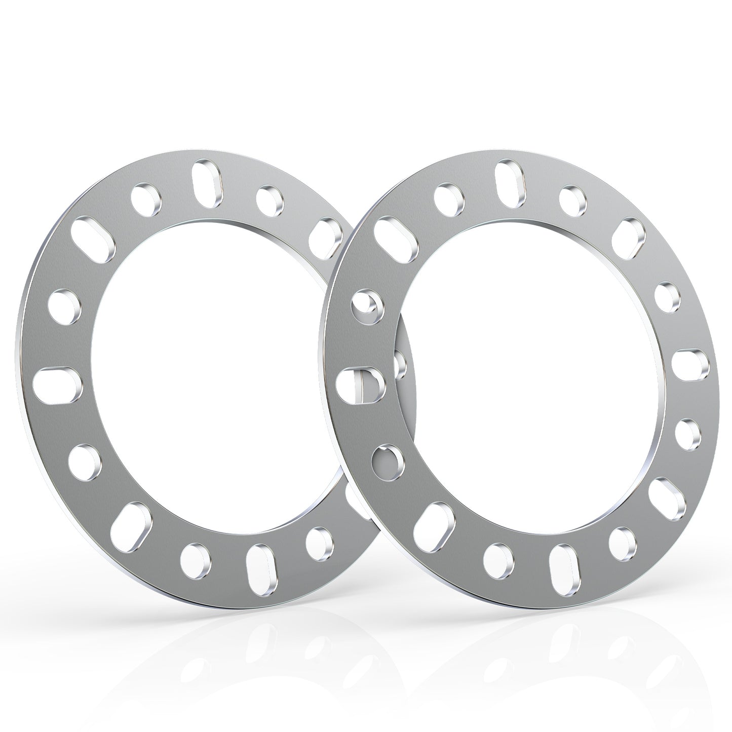 MZS 8x6.5 Wheel Spacers - 8x165.1 8x6.7 8x170 8x180 - M12 M14 1/2" 9/16" Fit 8lug Universal