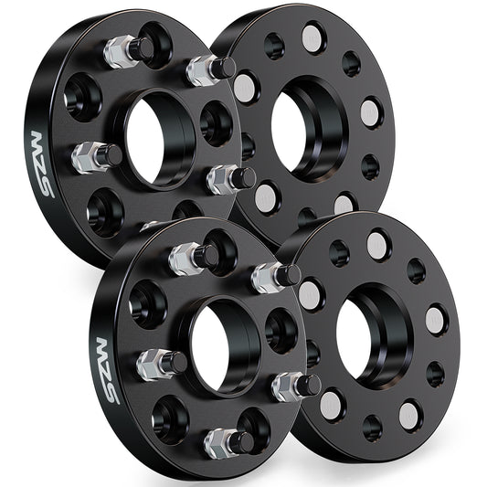 MZS 5x120 Wheel Spacers - 64.1mm M14×1.5 Fit for Model S/X, Pilot Passport Odyssey Ridgeline