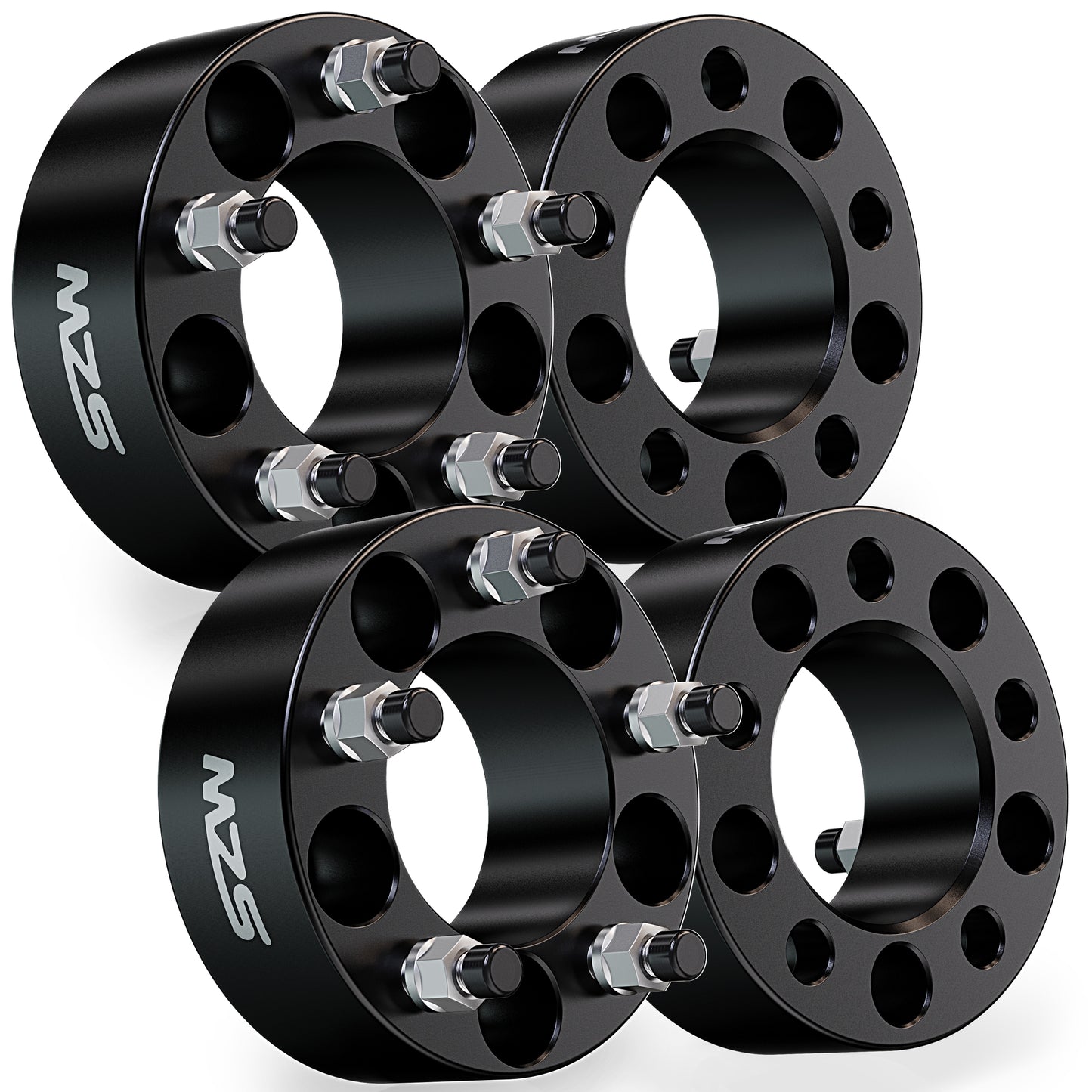 MZS 5x4.5 Wheel Spacers - 5x114.3 - 80.5mm 1/2"-20 Fit for 1982-2014 Mustang Cherokee Wrangler TJ XJ KJ KK ZJ