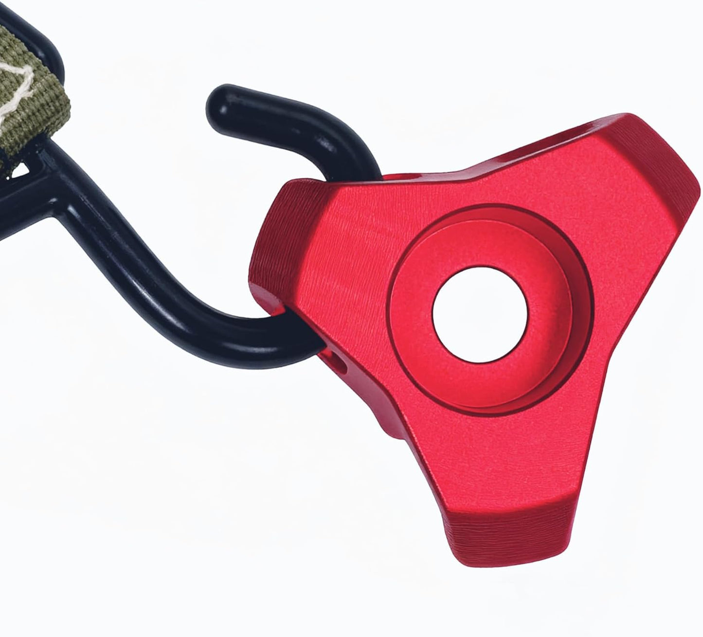 MZS Truck Bed Tie Down Anchors, Heavy Duty Cargo Tie Down Hooks Compatible with 2007-2025 Tundra 2nd 3rd Gen Pickup (Red, 2pcs)