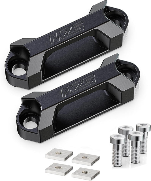 MZS Trunk Tie Down Anchors Hooks Compatible with X3 X4 X5 X6 Hybrid for Rear Trunk Floor Load Cargo Rail, Replace 51-47-7-146-024 51473400537 51477331198, Pack of 2