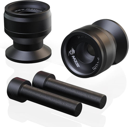 MZS 10MM Swingarm Spools, Universal M10 x 1.25 and M10 X1.5 Motorcycle Sliders Stand CNC Black / Gold / Blue / Red Compatible with EX250 EX300 EX650 Z1000SX Z750 Z1000 ZX6R ZX7R ZX10R ZX12R ZX14R ZZR600 EN650 390 790