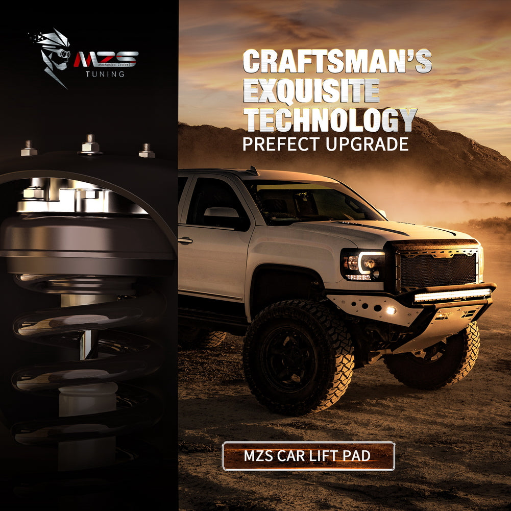 MZS Leveling Kit, Front Lift Strut Spacers Compatible with Silverado Sierra Tahoe Avalanche Suburban Yukon 2WD 4WD