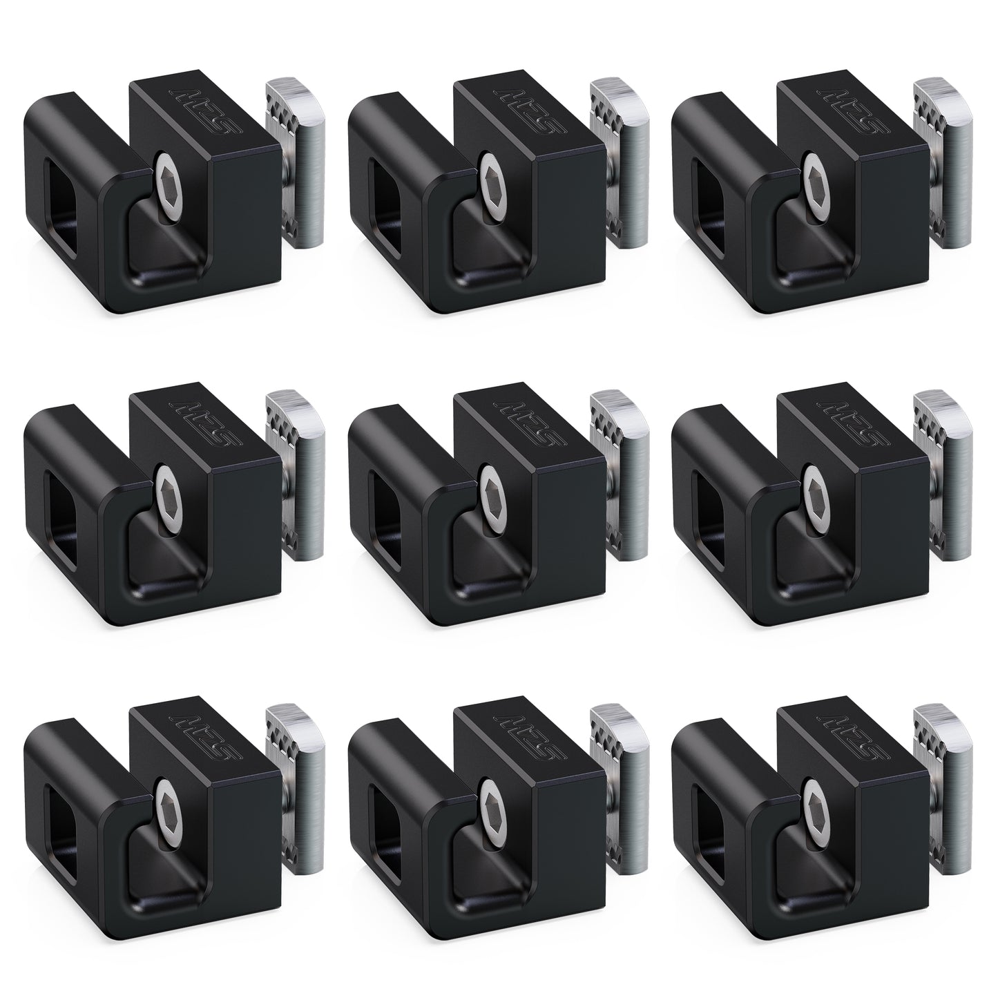 MZS Truck Bed Tie Down Anchors, Side Wall Stake Pocket Hooks Compatible with 2007+ Silverado Sierra 1500 2500 3500/2015+ Colorado Canyon Replaces 23146899 (Black, 2pcs)