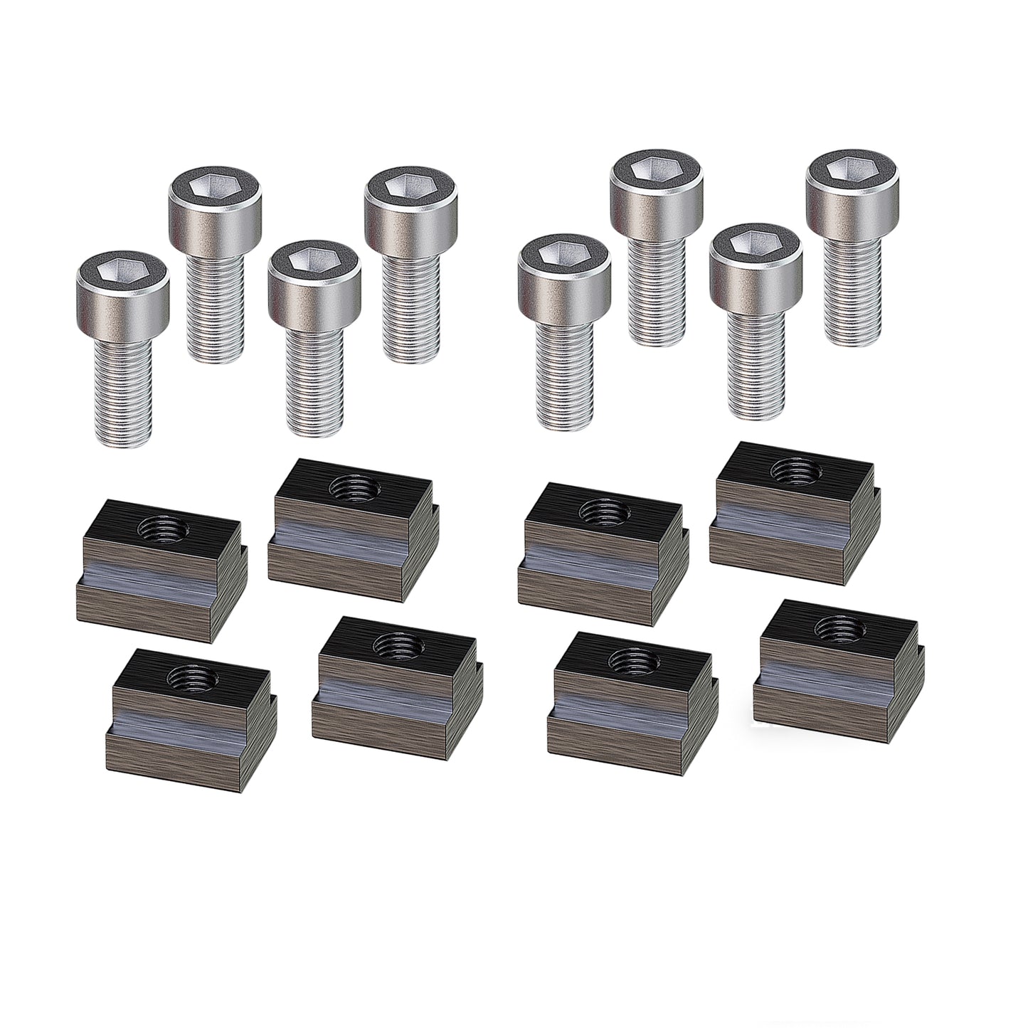 MZS T Slot Nuts and Screws for MZS Truck Bed Tie Down Anchors