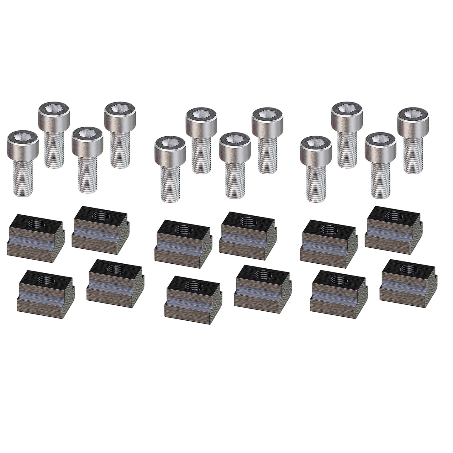 MZS T Slot Nuts and Screws for MZS Truck Bed Tie Down Anchors