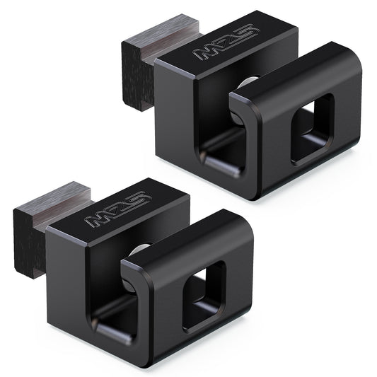 MZS Tie Down Anchors, Bed Rail Cleats Fit for Tacoma/Tundra/Gladiator (Black)