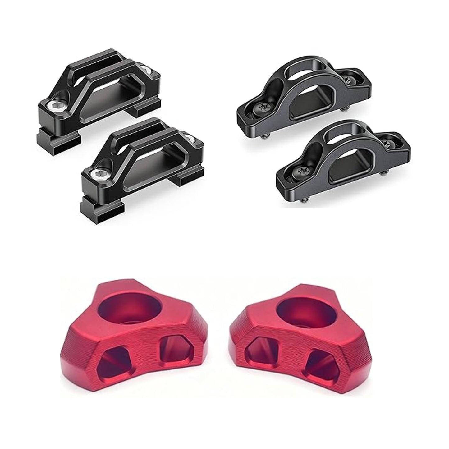 MZS Truck Bed Hook & Tie Down Cleat Aluminium Tie Down Anchors Compatible with Tacoma, Replace Part Number PT278-35231, 663120C010, PT278-35112