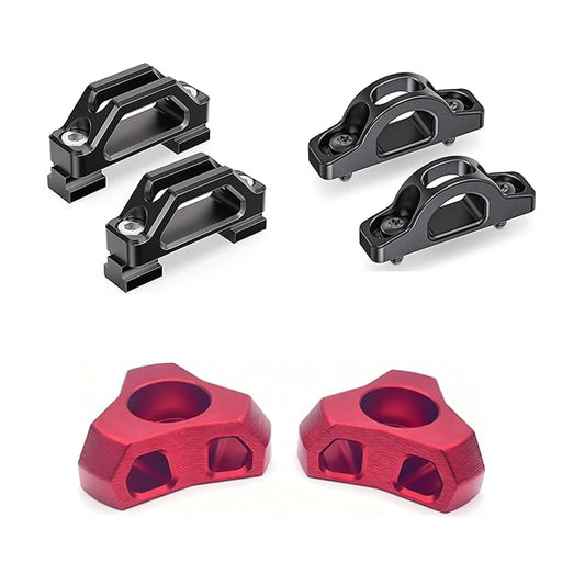 MZS Truck Bed Hook & Tie Down Cleat Aluminium Tie Down Anchors Compatible with Tacoma, Replace Part Number PT278-35231, 663120C010, PT278-35112