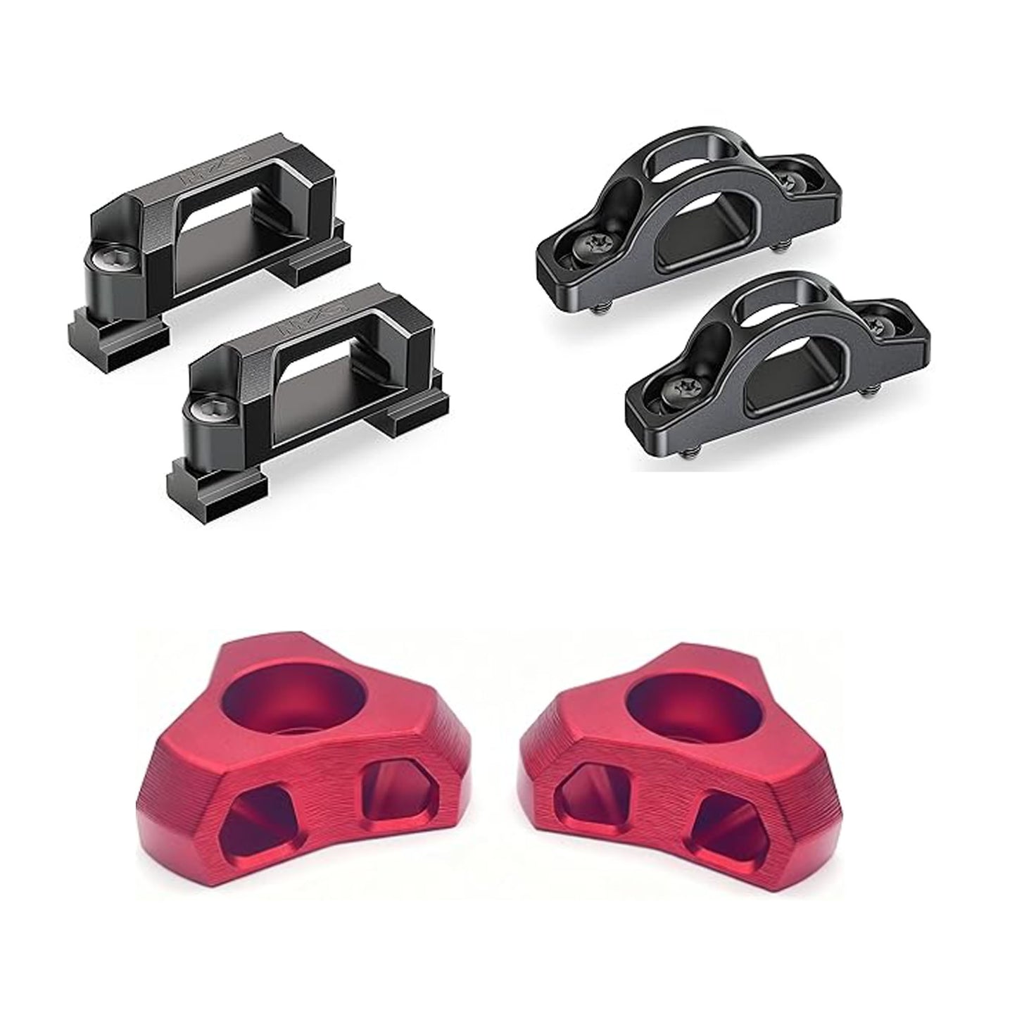 MZS Truck Bed Cleat & Tie Down Hook Aluminium Tie Down Anchors Compatible with Tacoma, Replace Part Number PT278-35231, 663120C010, PT278-35112