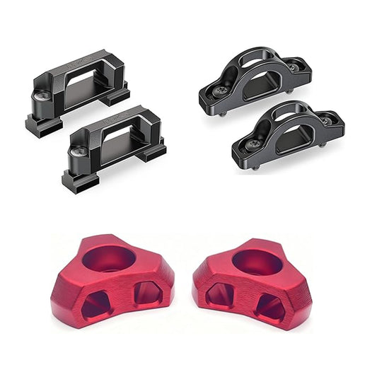 MZS Truck Bed Cleat & Tie Down Hook Aluminium Tie Down Anchors Compatible with Tacoma, Replace Part Number PT278-35231, 663120C010, PT278-35112