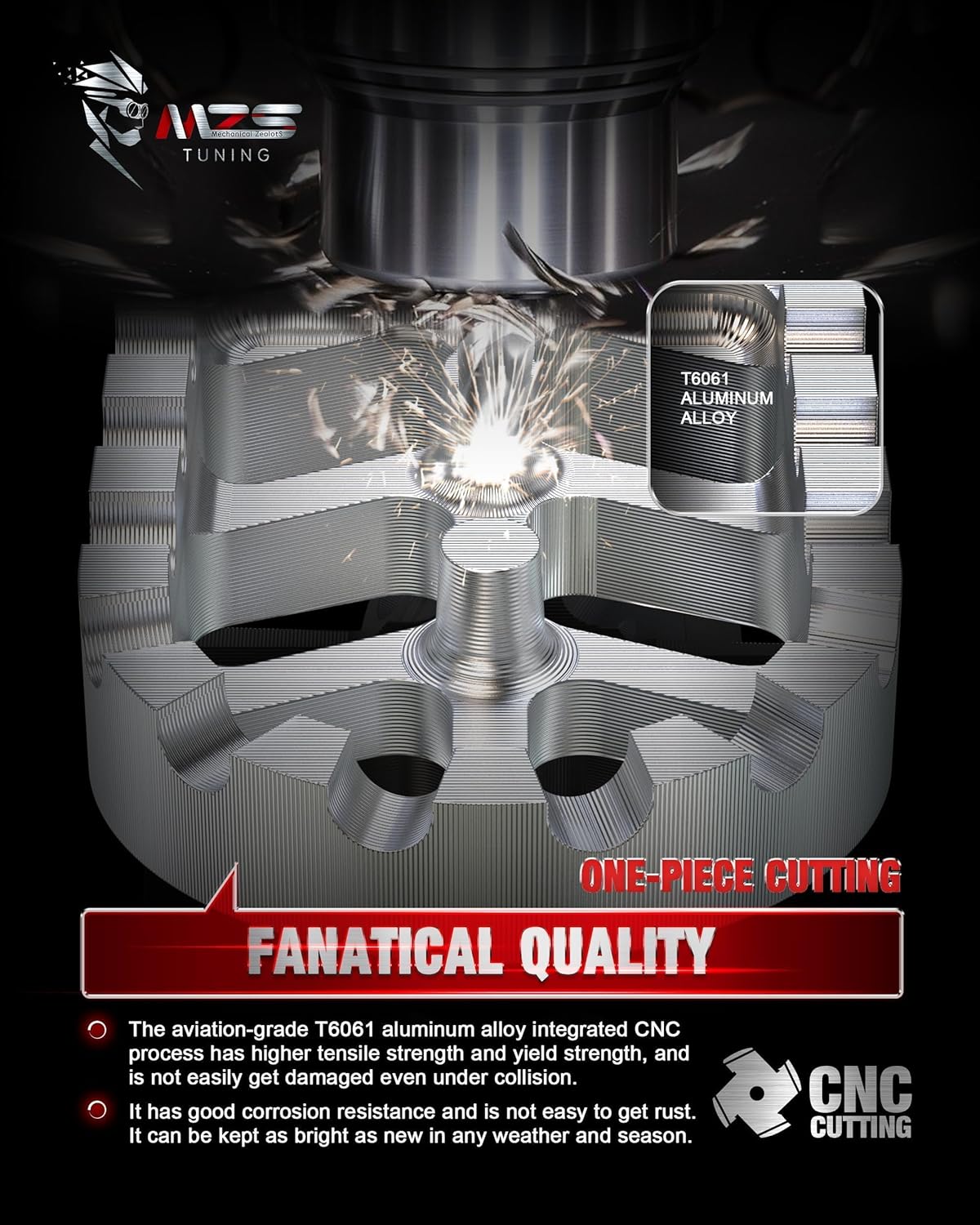 MZS Dirt Bike Foot Pegs, CNC Motocross Footpeg MX Footrest Rest Pedal Black Compatible with CRF250F CRF150F CRF230F XR150L Sur Light Bee X S LBS LBX MX3 XXX KDX200 HAWK 250 X160 X260 E Ride Pro SS