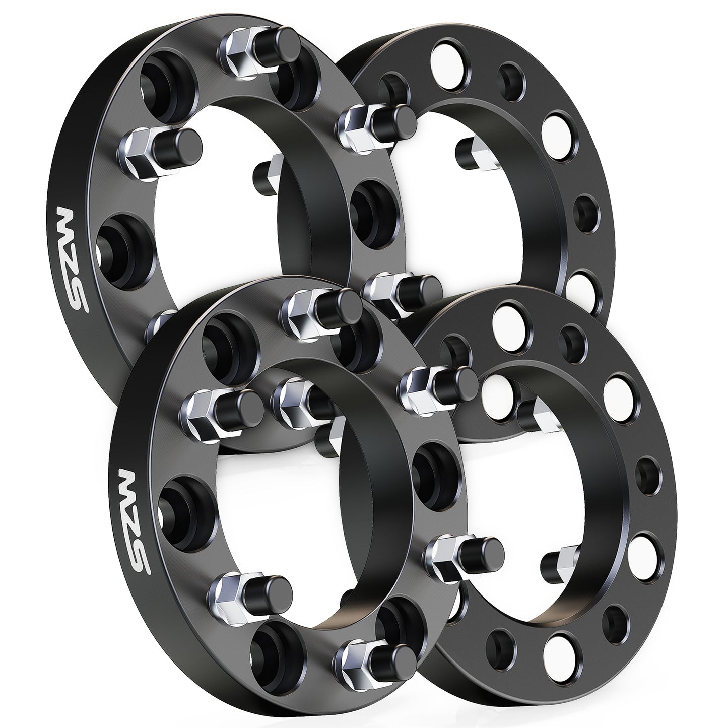 MZS 6x5.5 Wheel Spacers - 6x139.7 108mm M12x1.5 Studs Fit for Tacoma /4Runner /FJ Cruiser/Sequoia/Tundra
